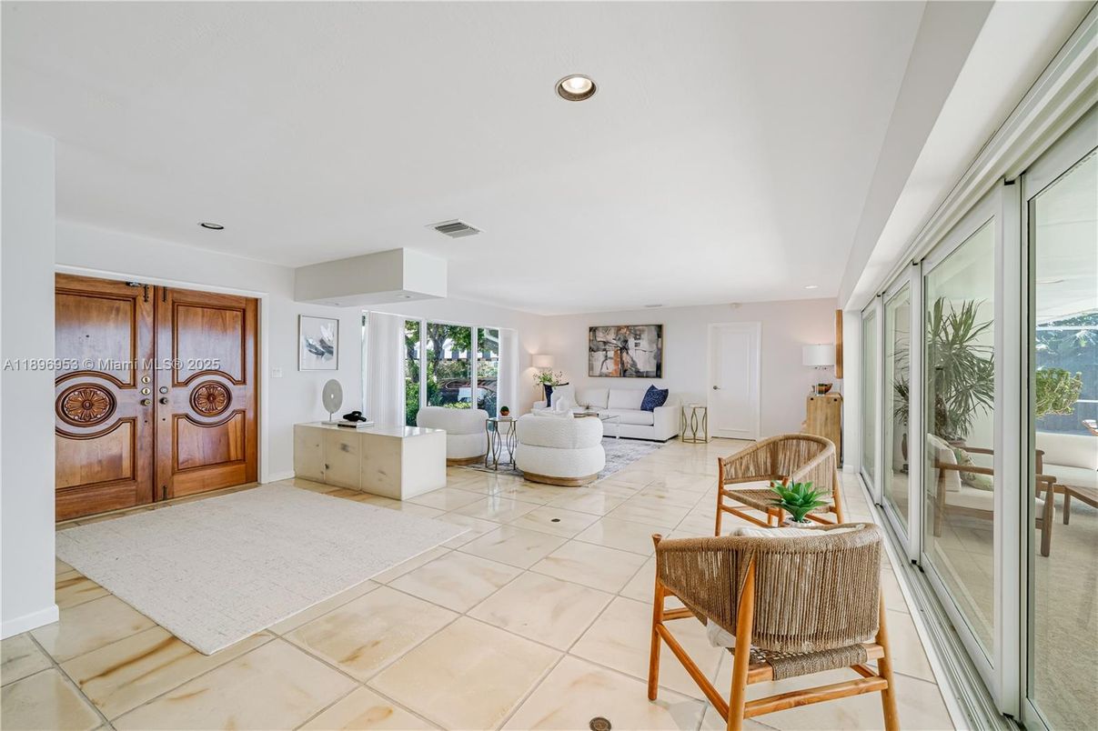 Interior, Living room, Recessed Lighting