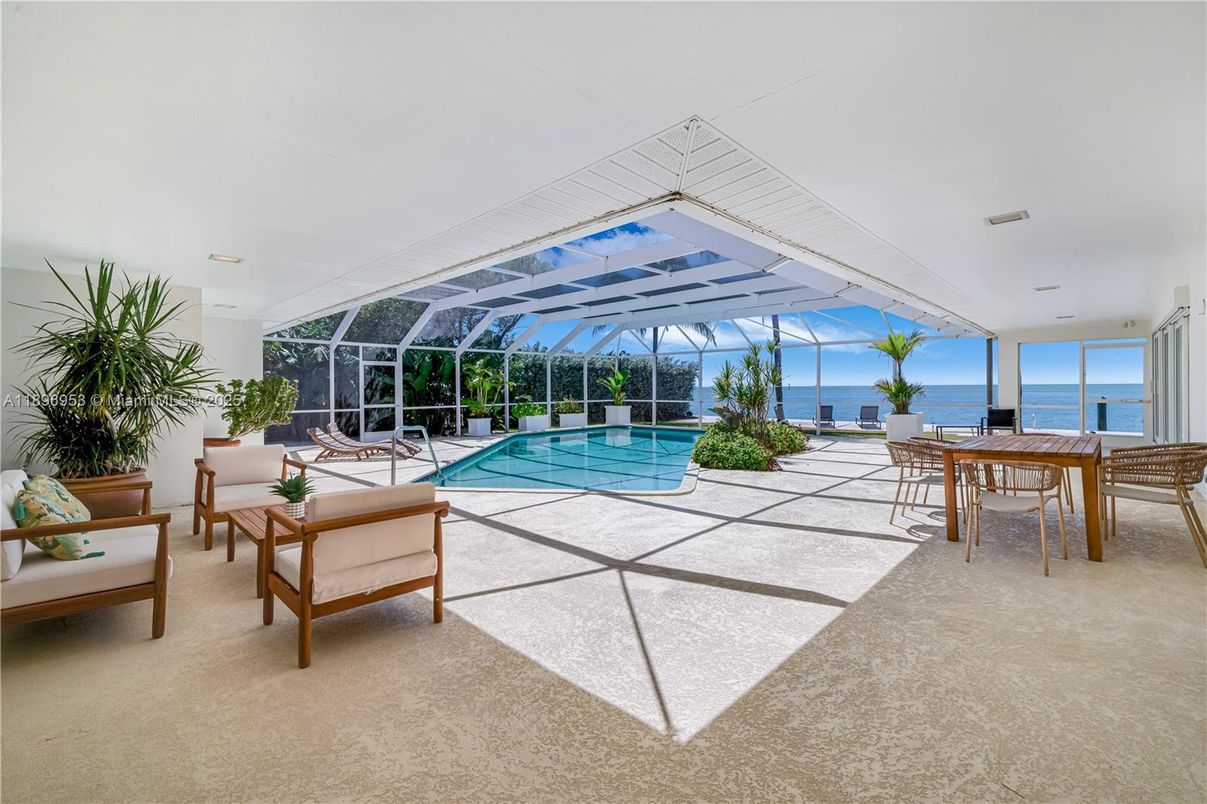 Dining room, Glass Ceilings, Interior, Pool, Sun Room, Water