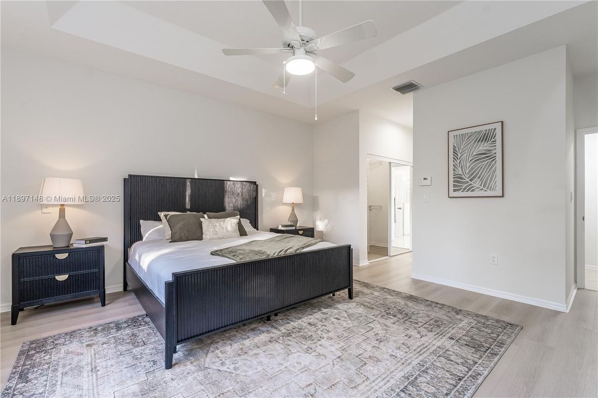 Bedroom, Interior, Wood Texture Flooring