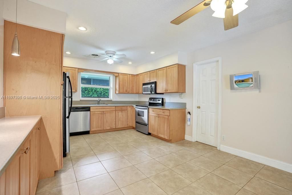Interior, Kitchen, Recessed Lighting, Stainless Steel Appliances
