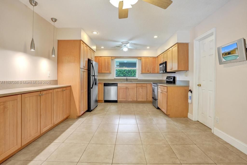 Interior, Kitchen, Recessed Lighting, Stainless Steel Appliances