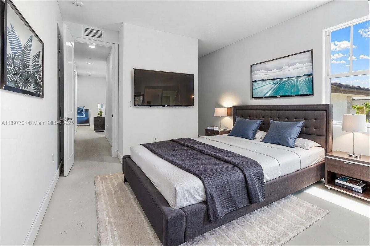 Bedroom, Interior, Recessed Lighting