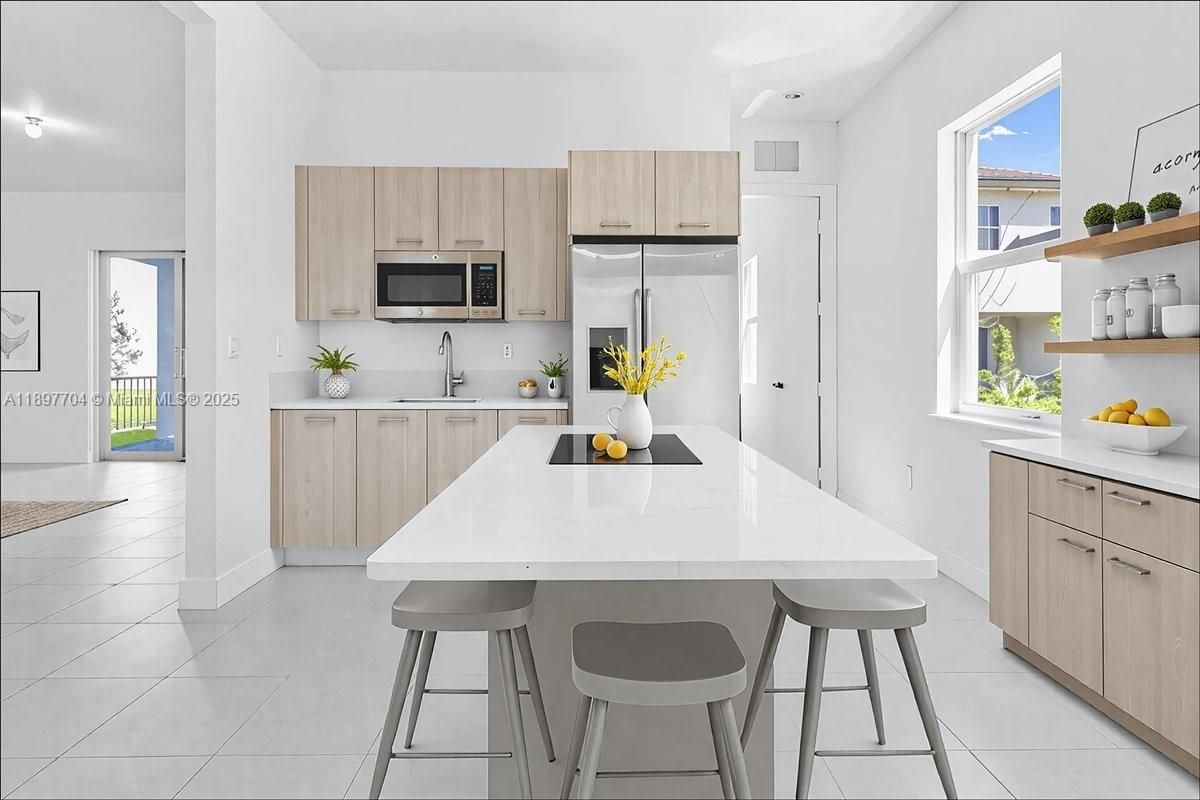 Interior, Kitchen, Recessed Lighting, Stainless Steel Appliances