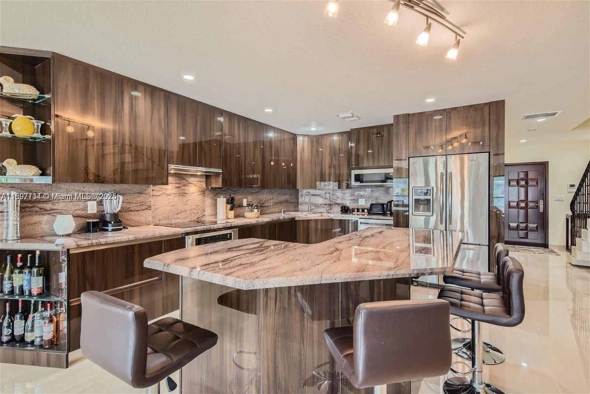 Interior, Kitchen, Recessed Lighting, Stainless Steel Appliances