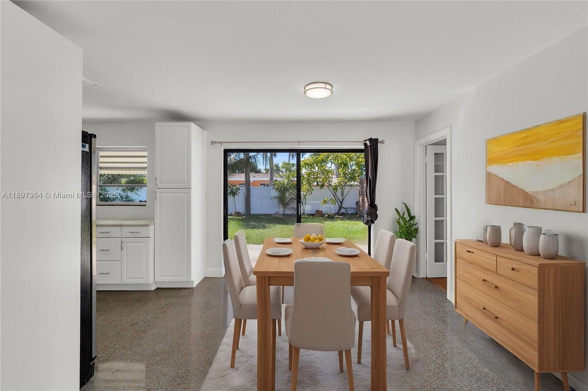 Dining room, Interior