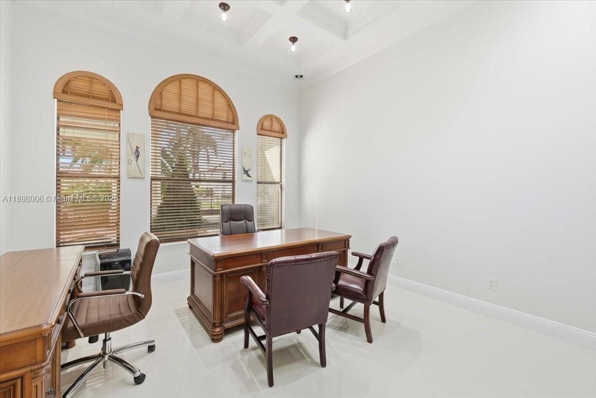 Home Office, Interior, Recessed Lighting