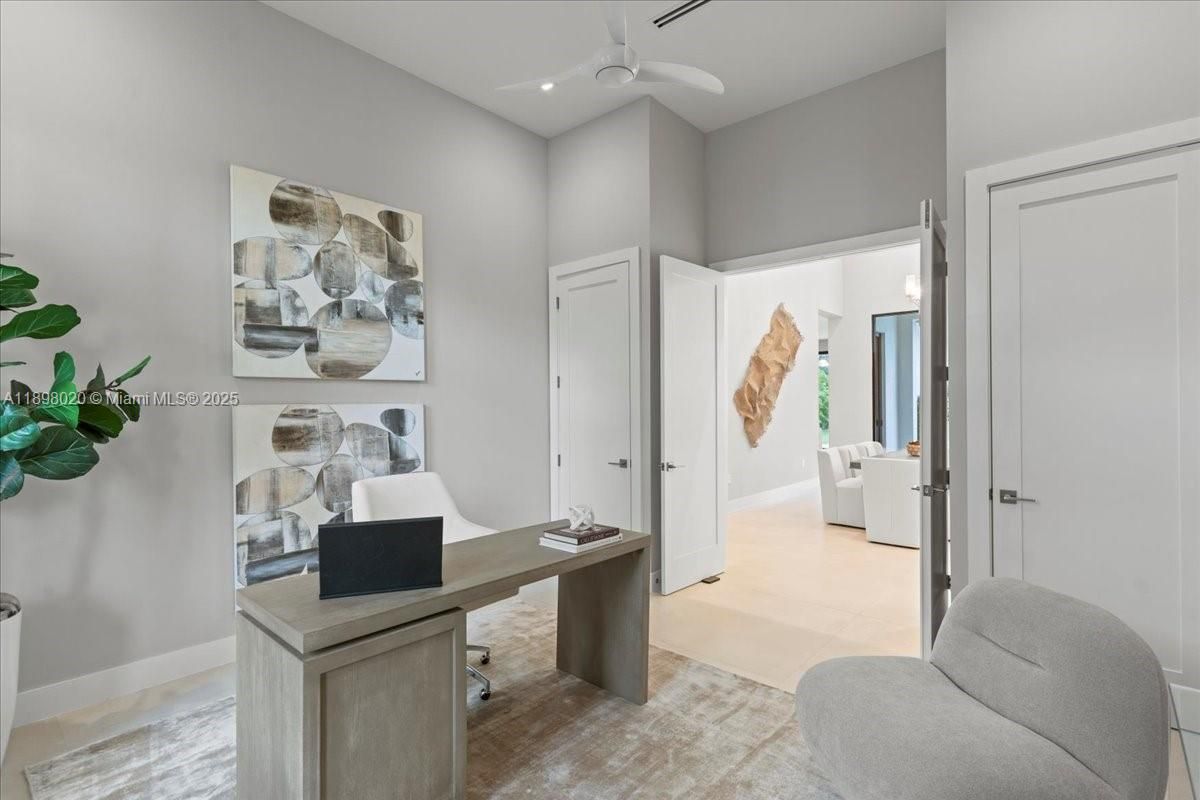 Home Office, Interior, Recessed Lighting