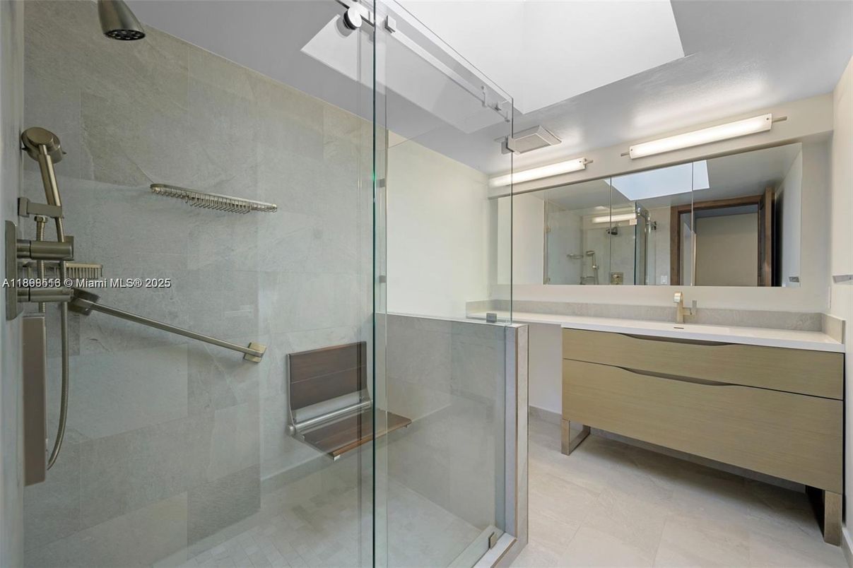 Bathroom, Glass Shower, Interior