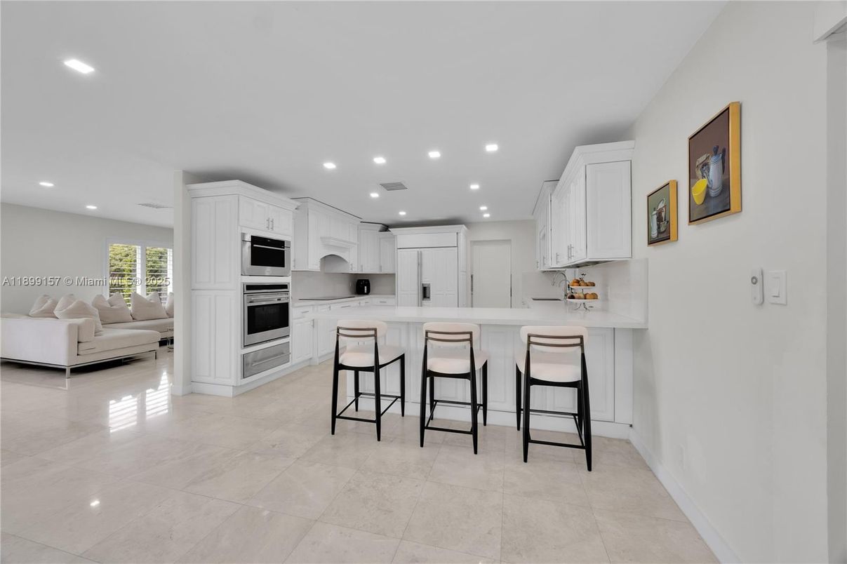 Interior, Kitchen, Recessed Lighting, Stainless Steel Appliances