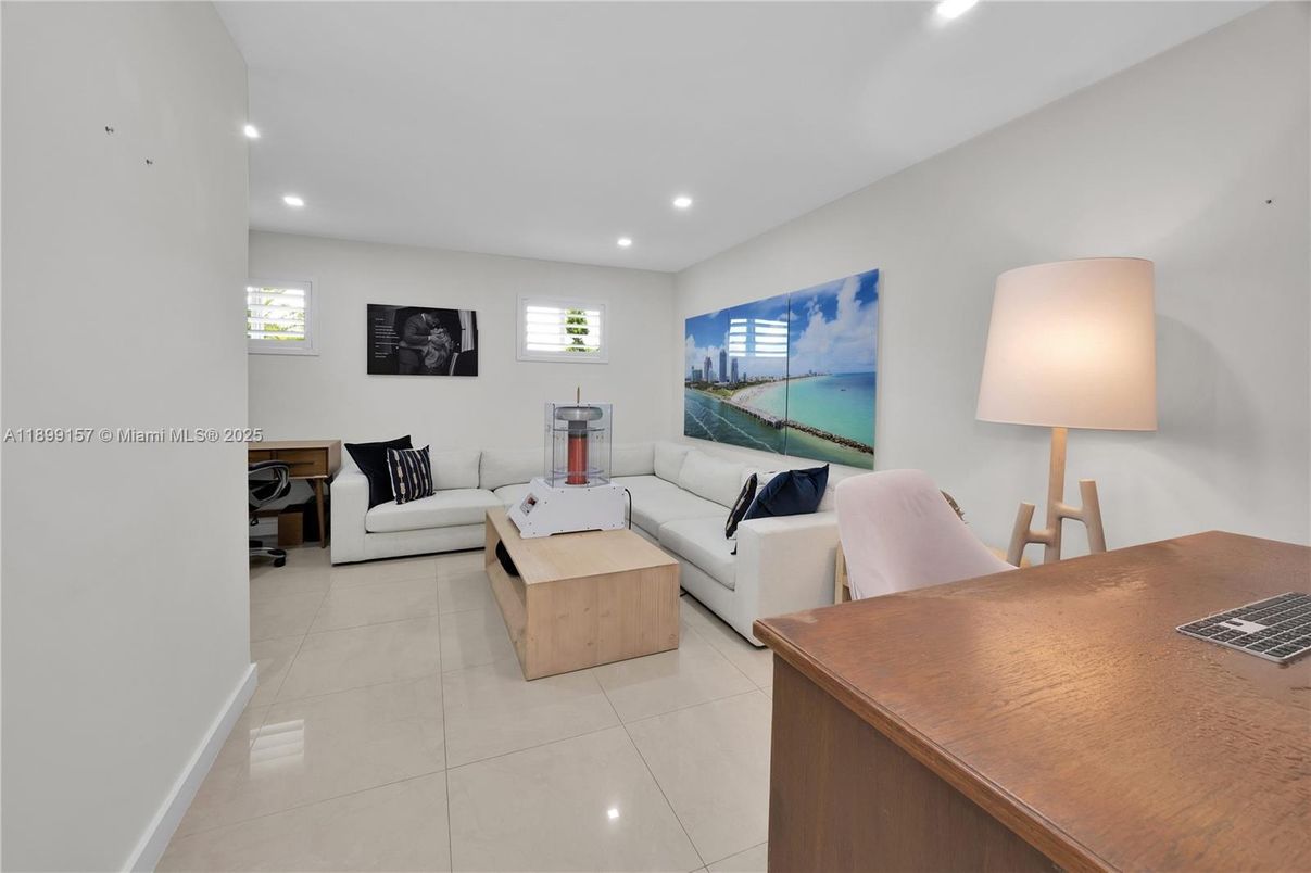 Interior, Living room, Recessed Lighting