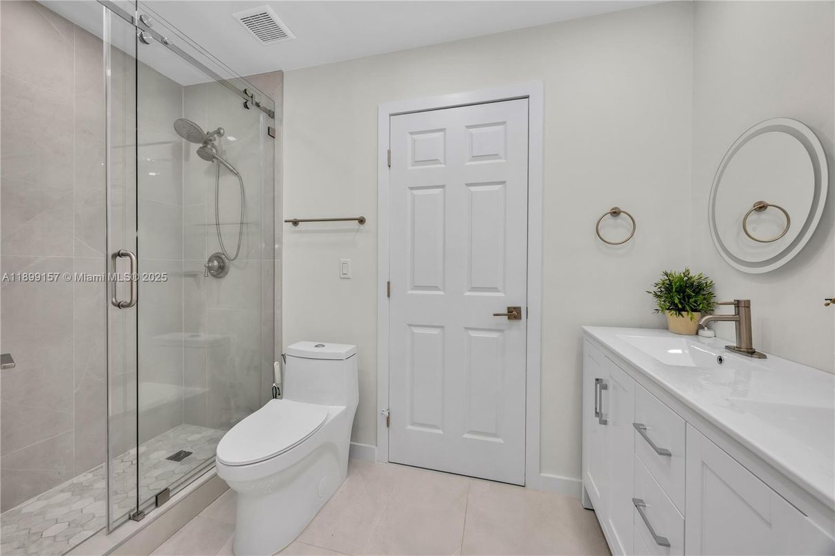 Bathroom, Glass Shower, Interior