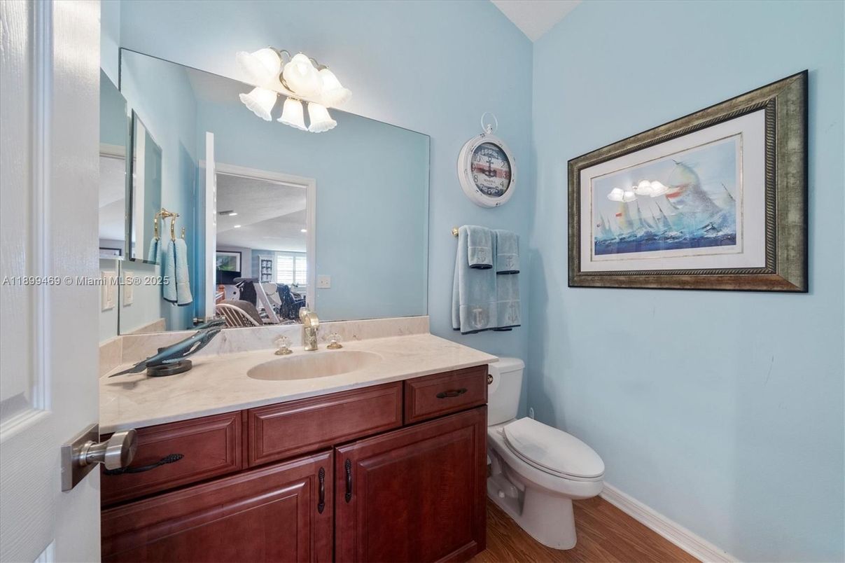 Bathroom, Interior, Wood Texture Flooring