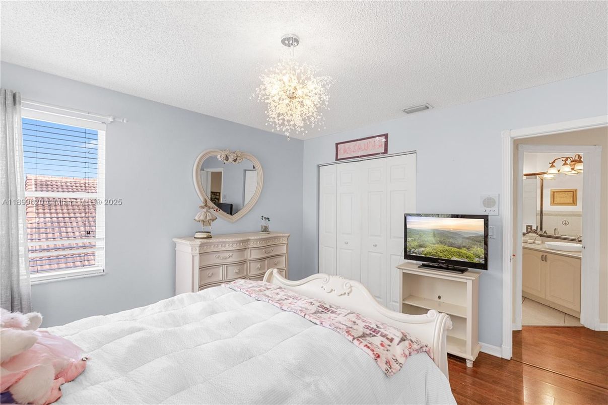 Bathroom, Bedroom, Chandelier, Interior, Wood Texture Flooring