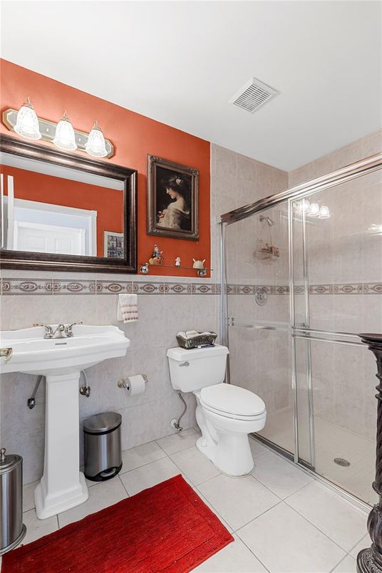 Bathroom, Glass Shower, Interior