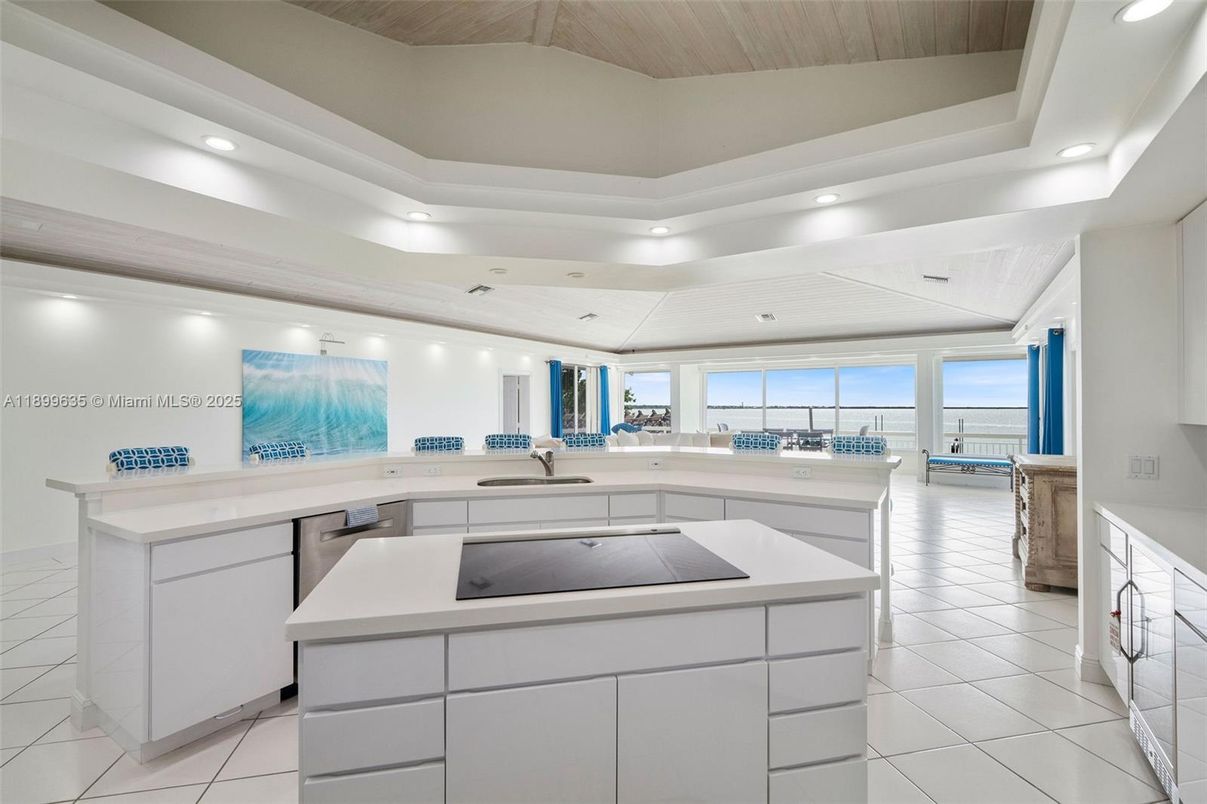 Interior, Kitchen, Recessed Lighting, Wooden Ceilings