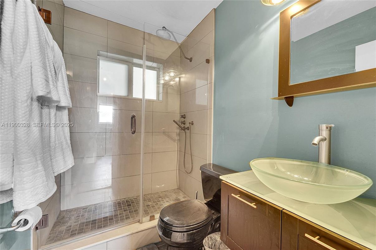 Bathroom, Glass Shower, Interior