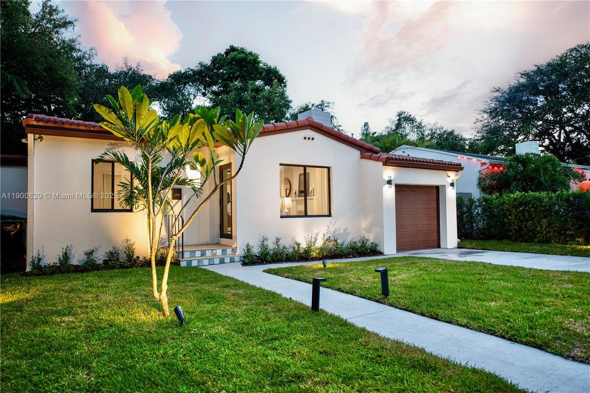Attached, Backyard, Exterior, Facade, Spanish Mediterranean