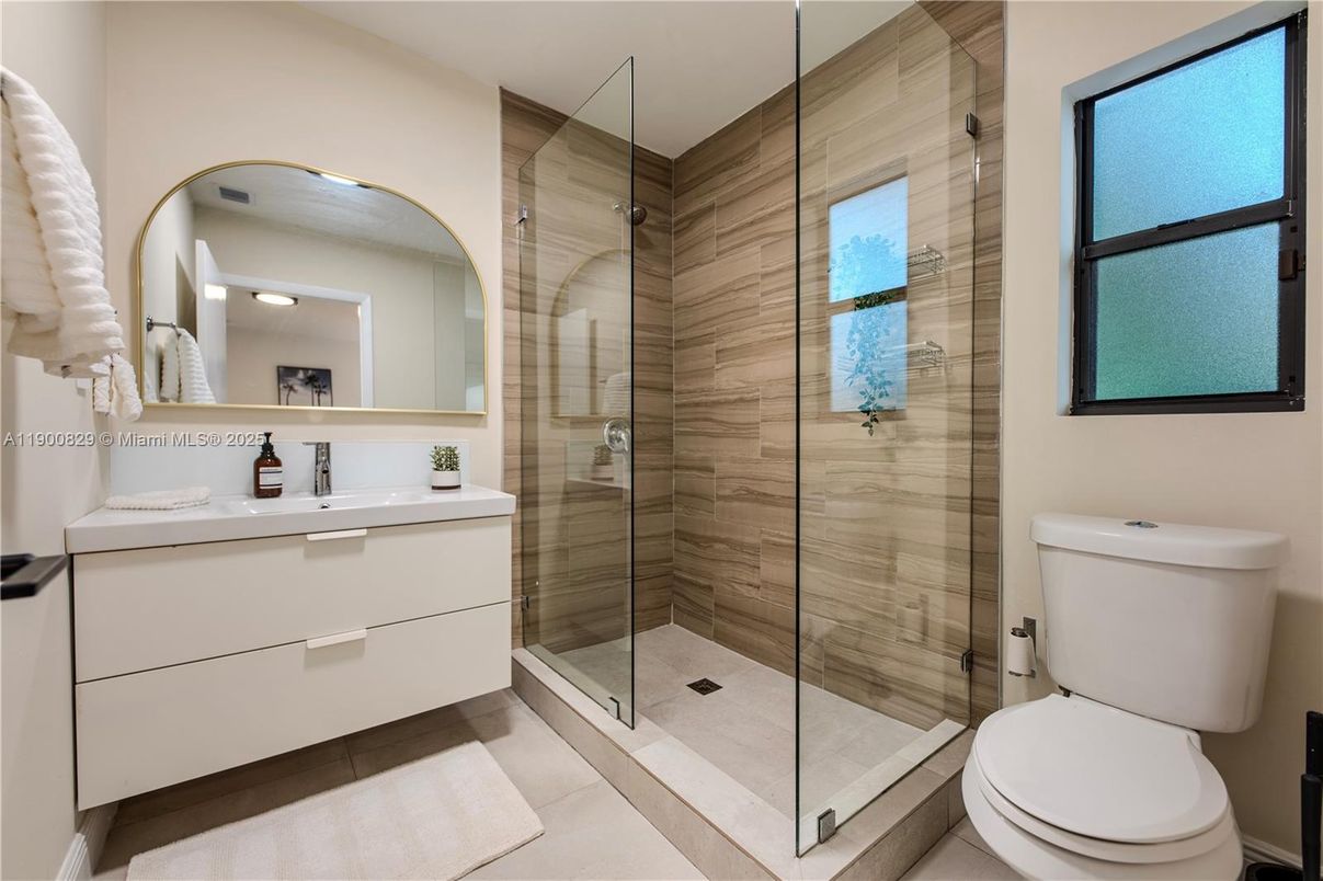 Bathroom, Glass Shower, Interior