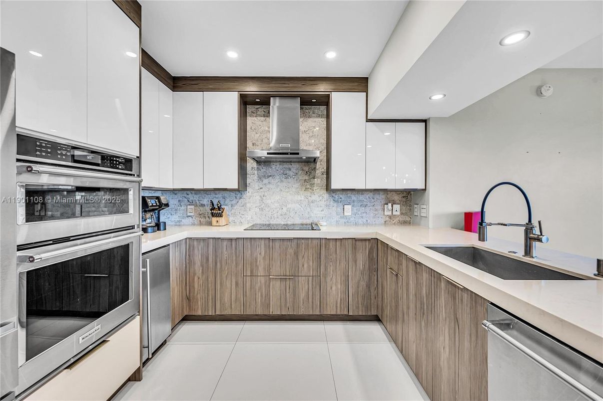 Interior, Kitchen, Recessed Lighting, Stainless Steel Appliances