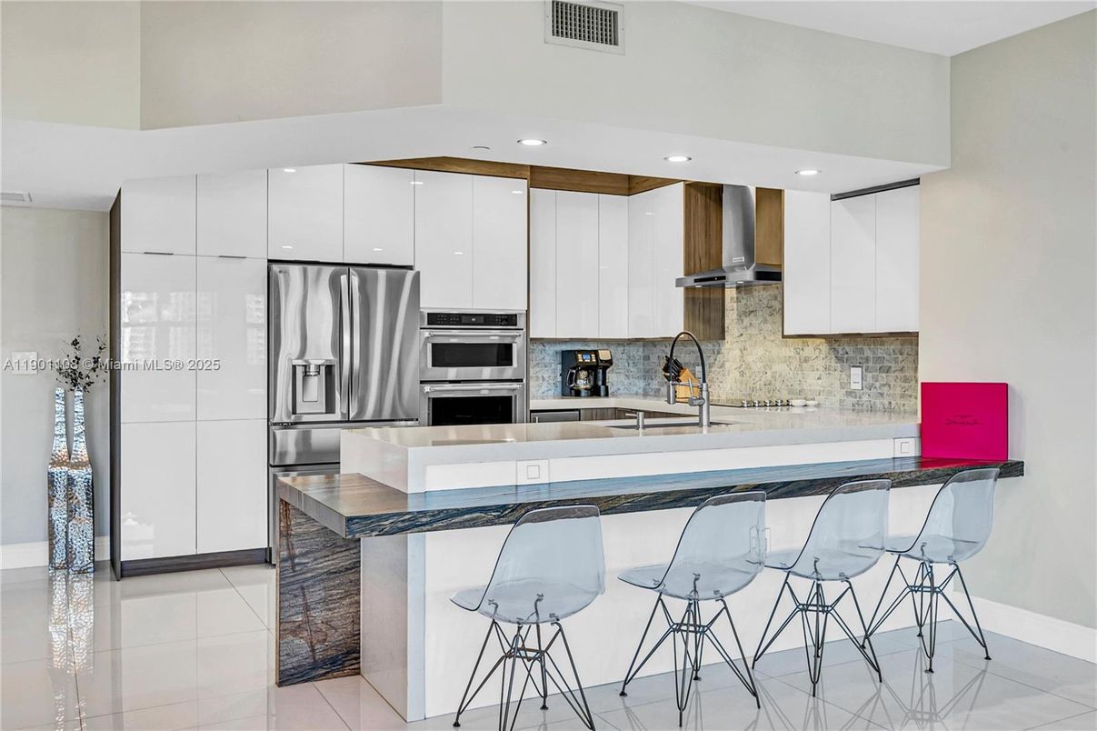 Interior, Kitchen, Recessed Lighting, Stainless Steel Appliances