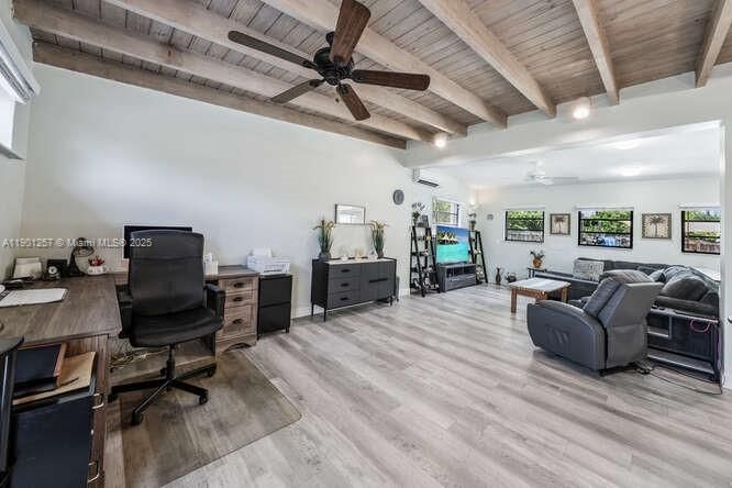 Home Office, Interior, Wooden Beams, Wooden Ceilings, Wood Texture Flooring