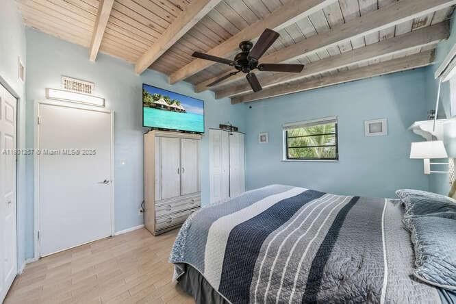 Bedroom, Interior, Wooden Beams, Wooden Ceilings, Wood Texture Flooring