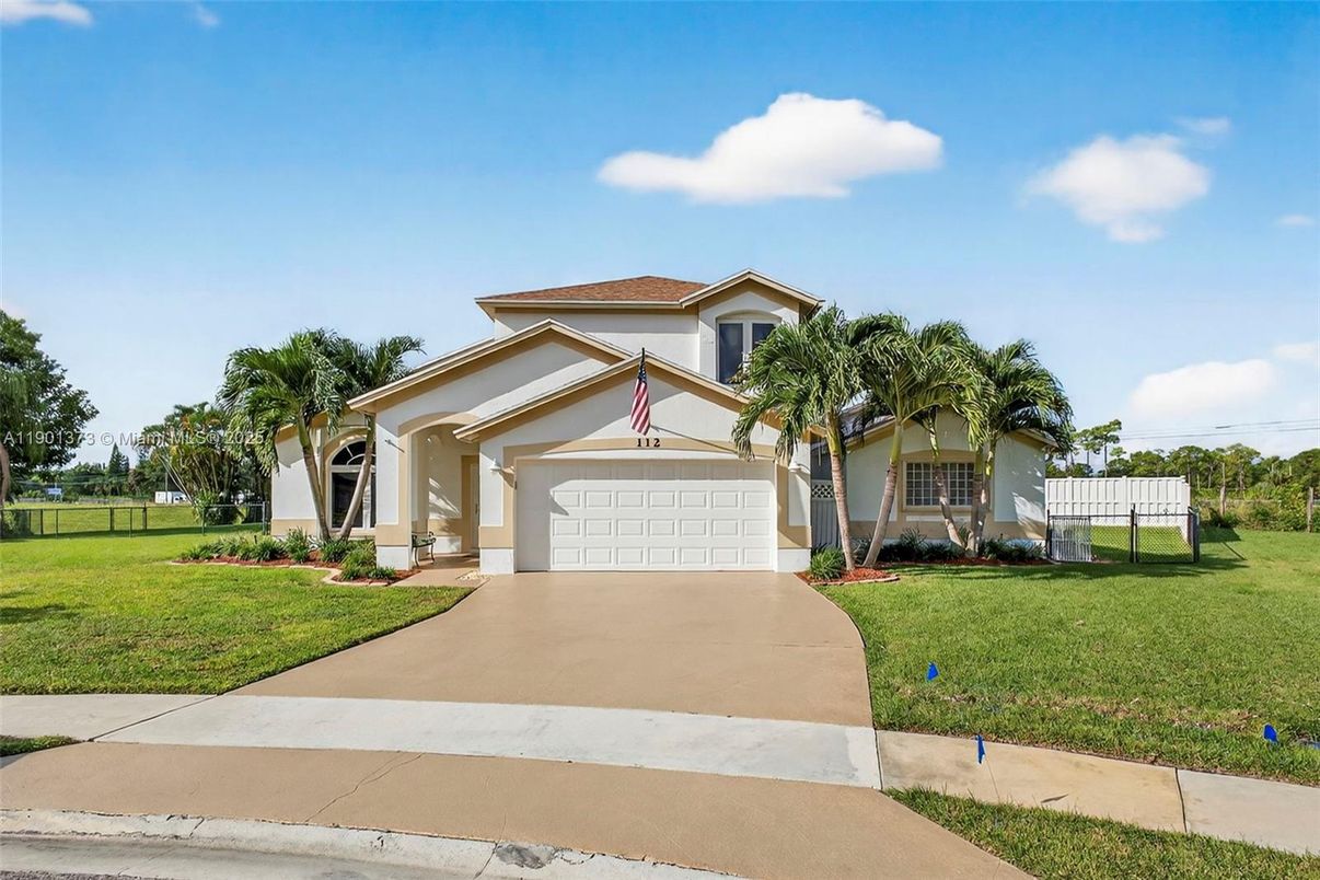 Attached, Backyard, Exterior, Facade, Mediterranean