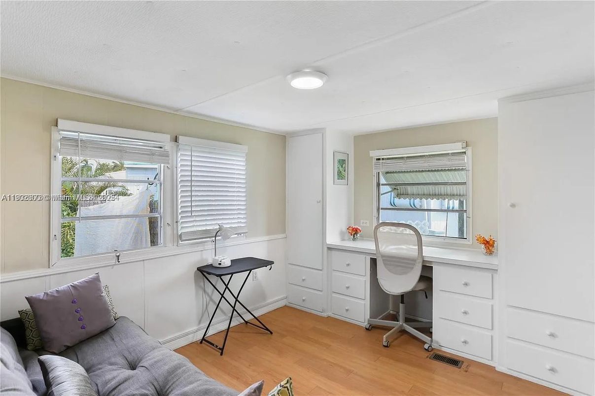 Home Office, Interior, Wood Texture Flooring