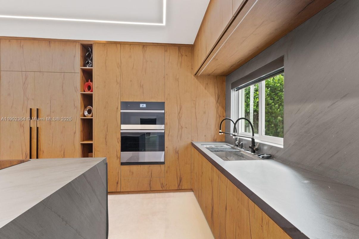 Interior, Kitchen, Wooden Walls
