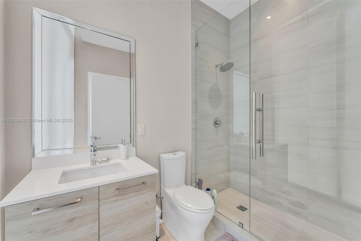 Bathroom, Glass Shower, Interior