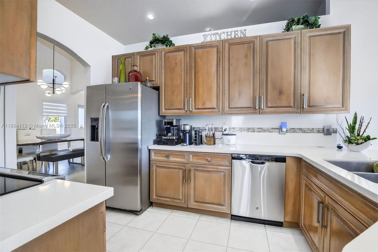 Interior, Kitchen, Recessed Lighting, Stainless Steel Appliances