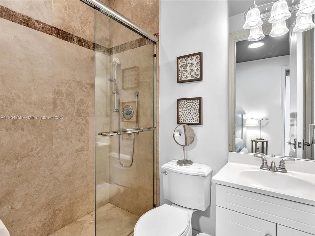 Bathroom, Glass Shower, Interior