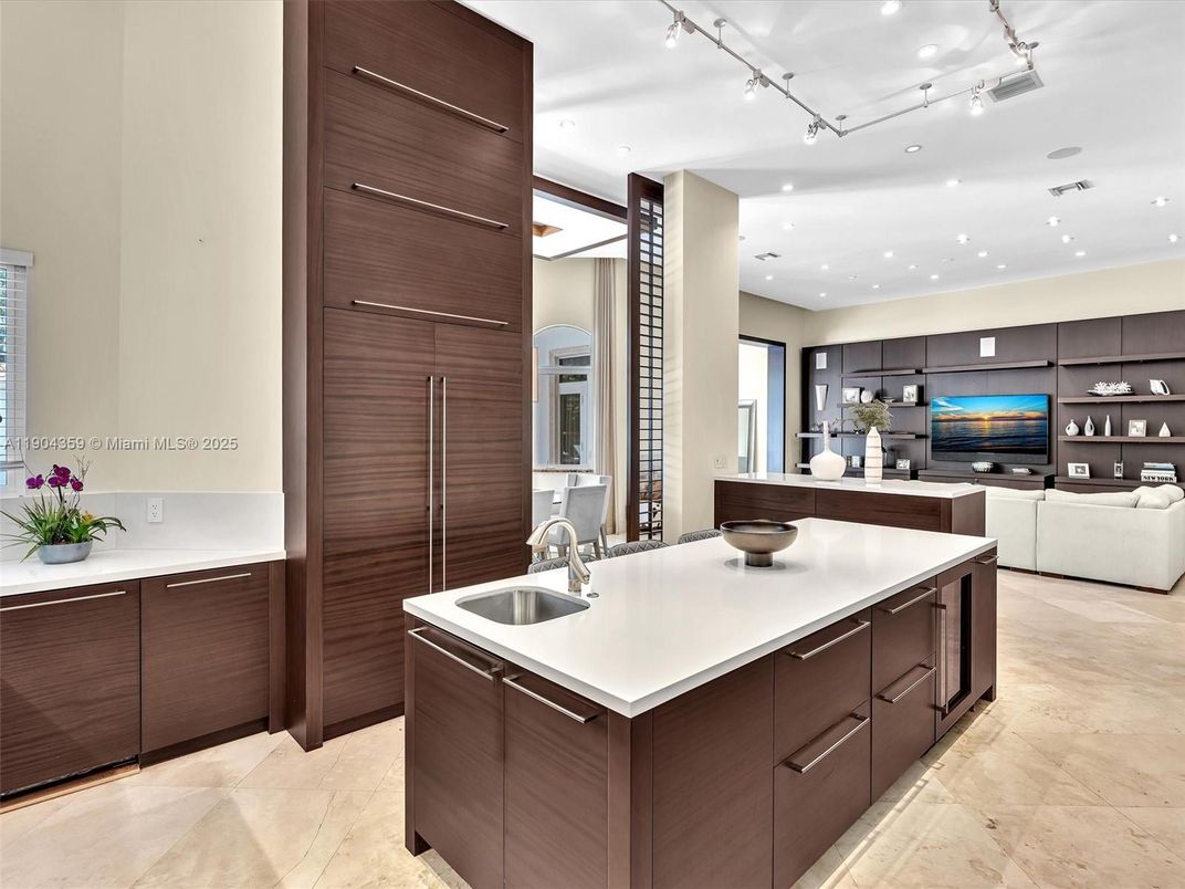 Interior, Kitchen, Living room, Recessed Lighting