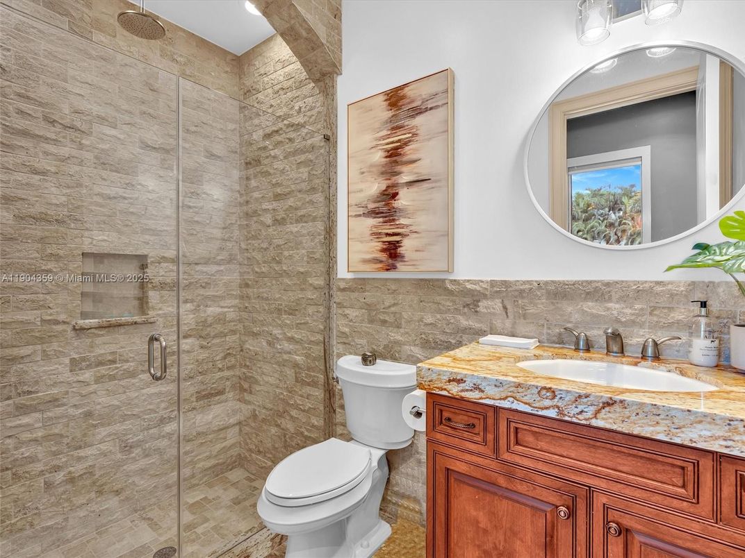 Bathroom, Glass Shower, Interior