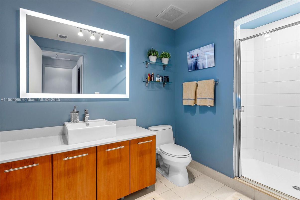 Bathroom, Glass Shower, Interior