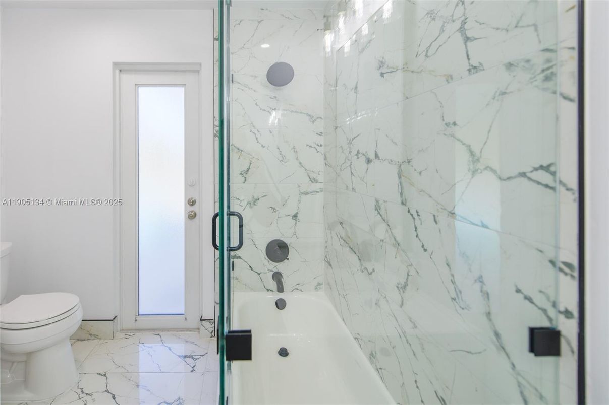 Bathroom, Glass Shower, Interior, Marble, Marble Walls