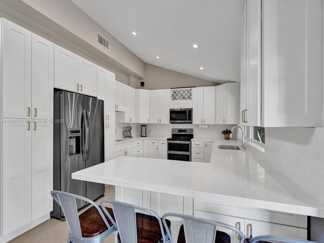 Interior, Kitchen, Recessed Lighting, Stainless Steel Appliances