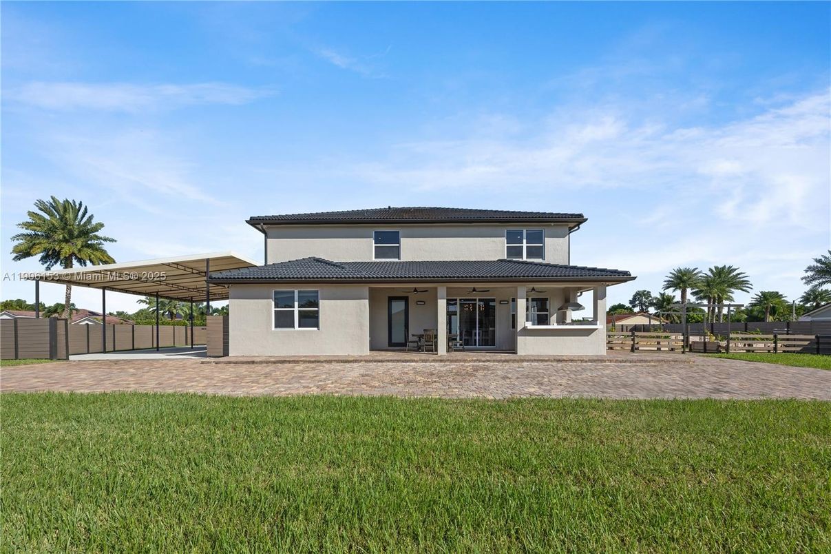 Backyard, Exterior, Facade, Mediterranean