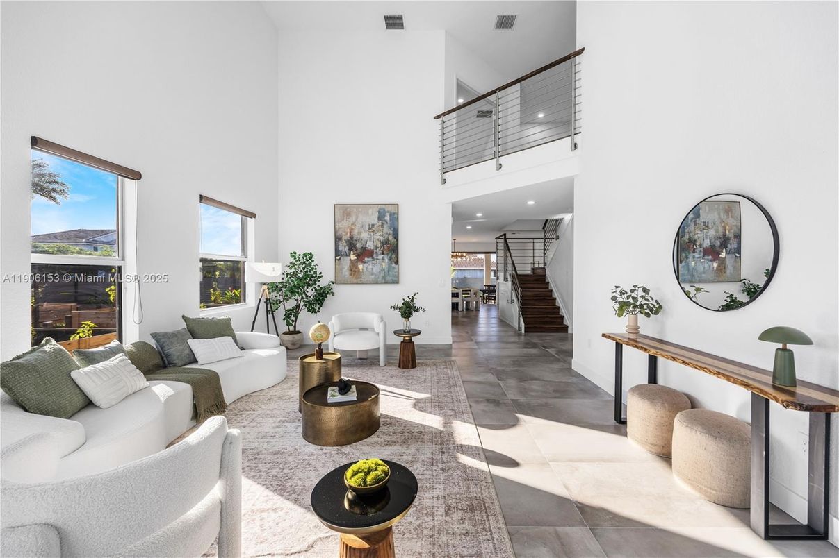 Interior, Living room, Recessed Lighting