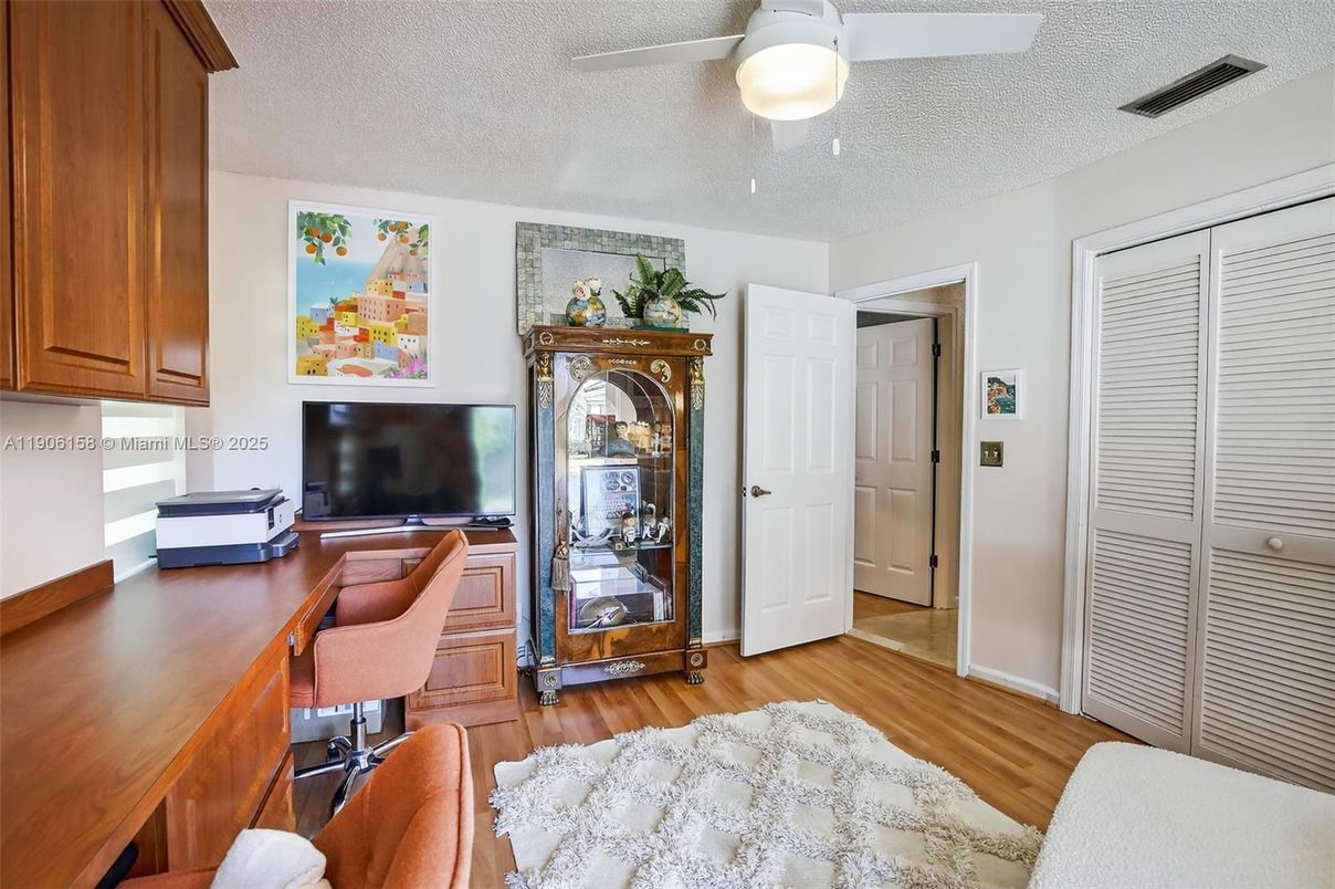 Home Office, Interior, Wood Texture Flooring