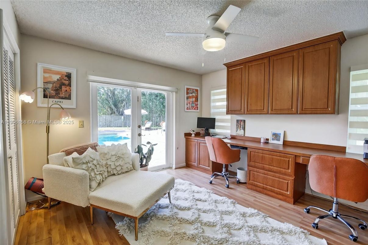 Home Office, Interior, Wood Texture Flooring