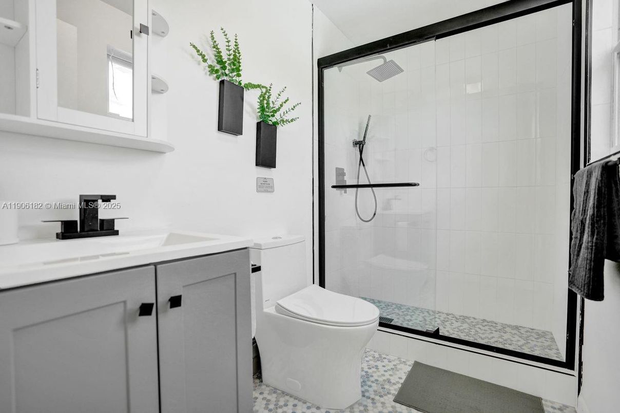 Bathroom, Glass Shower, Interior