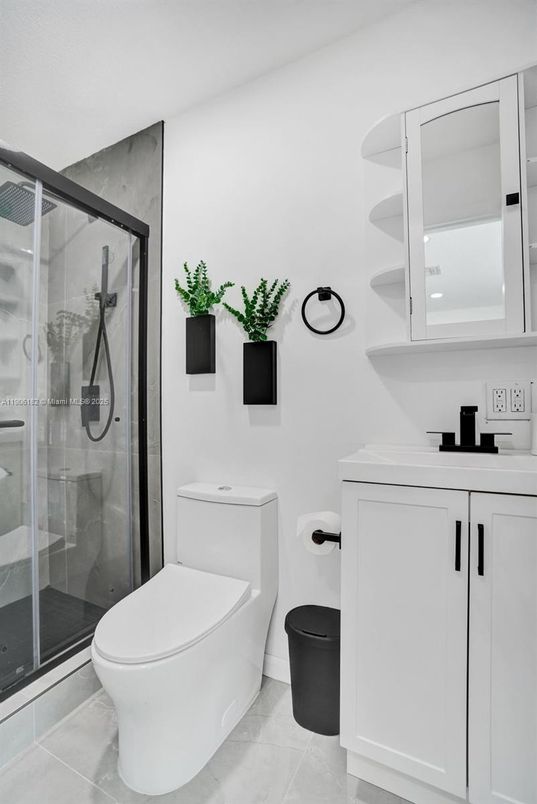 Bathroom, Glass Shower, Interior