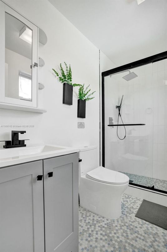 Bathroom, Glass Shower, Interior