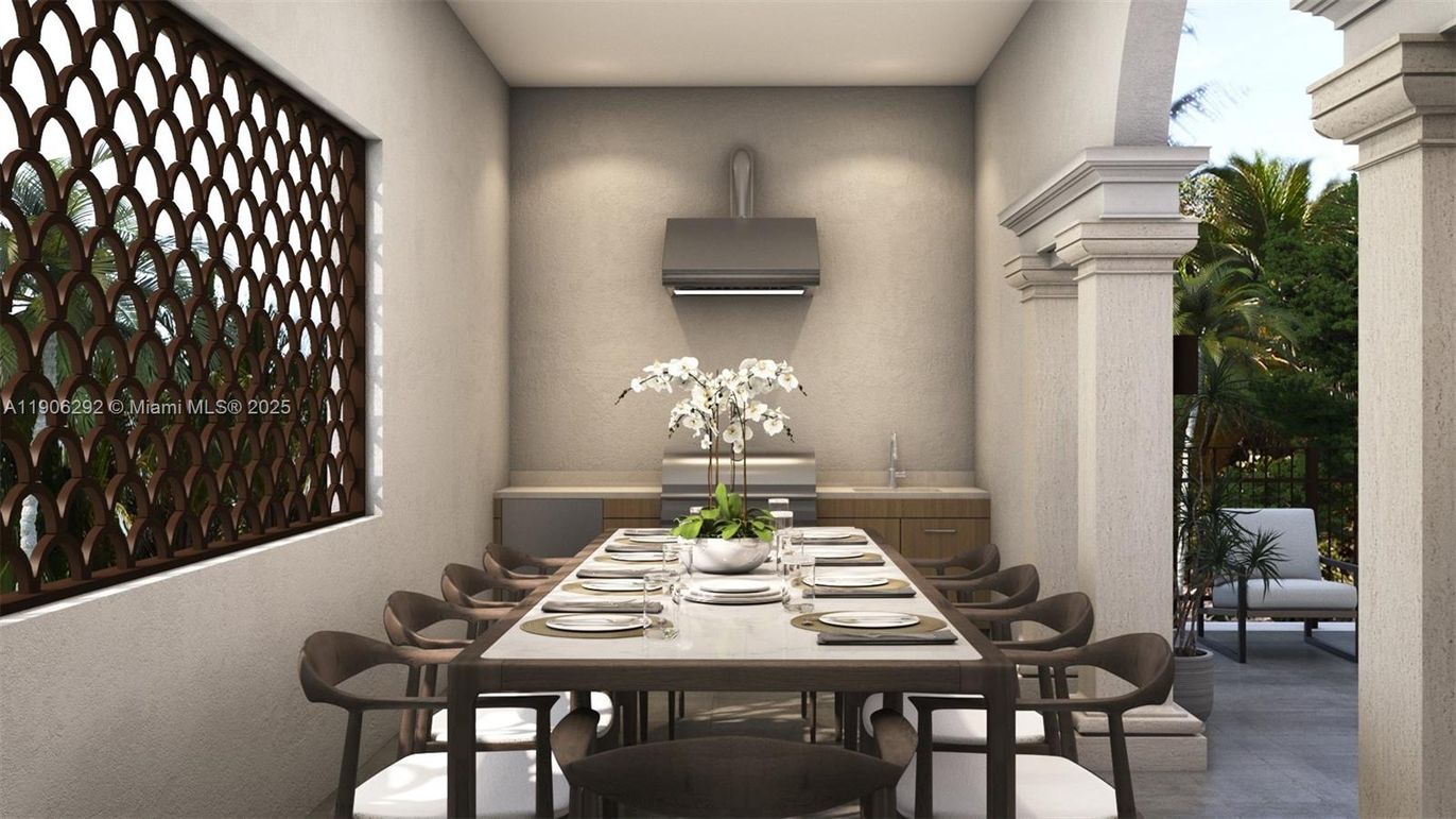 Dining room, Exterior