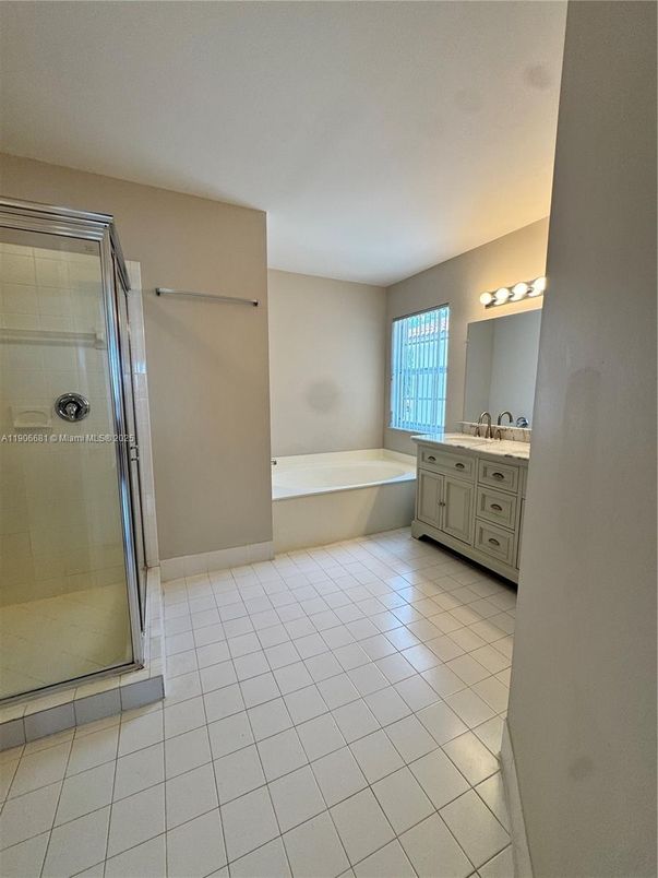 Bathroom, Dual Sink Vanities, Glass Shower, Interior
