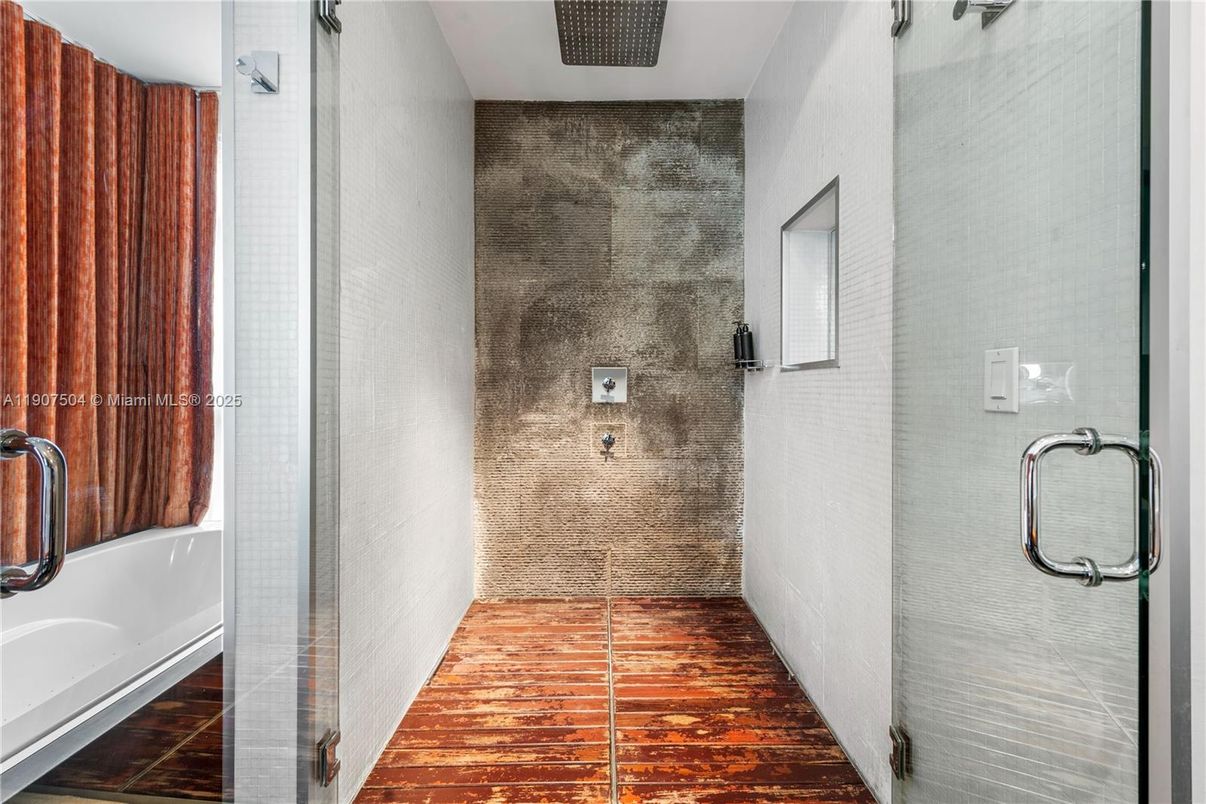 Bathroom, Interior, Wood Texture Flooring