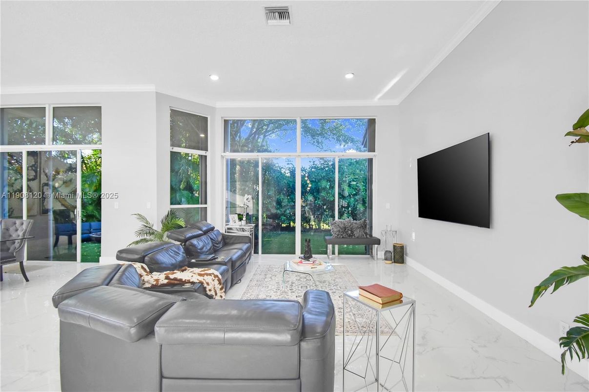 Interior, Living room, Marble, Recessed Lighting