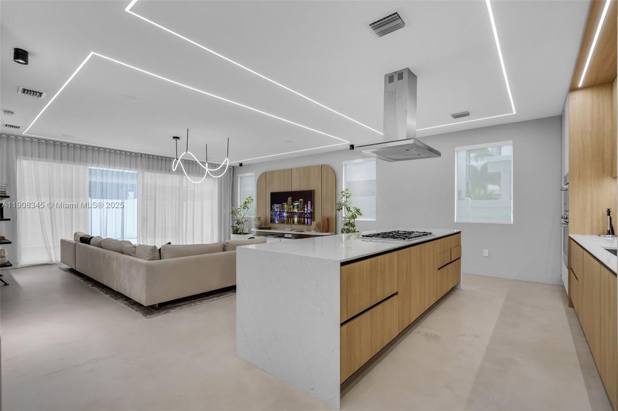 Interior, Kitchen, Living room, Pendant Lights