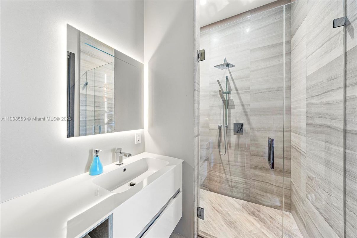 Bathroom, Glass Shower, Interior